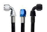 Redhorse Performance 302 Series PTFE Hose -6 AN 10 ft. 302-06-10 Hose, Series, Braided Stainless Steel, Black, Lined, Black Poly Wrap, AN, Length, Each thumbnail 1