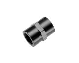 Redhorse Performance 910 Series NPT Female Nipple Fittings 910-02-2 Fitting, Coupler, to NPT, Straight, Aluminum, Black Anodized, 1/8 in. NPT, 1/8 in. NPT, Each thumbnail 1