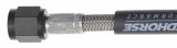 Redhorse Performance 900 Series Nitrous Oxide Hose Assemblies 900-06-18-2 Hose, Braided Stainless Steel, -6 AN Female End, Blue, -6 AN Female End, Black Anodized Ends, 18 in. Length, Each thumbnail 1