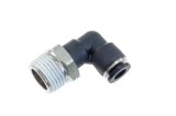 Redhorse Performance 4722 Series Push-to-Connect Fittings 4722-02-03-2 Fitting, Air Line, 90 Degree, Male 1/8 in. NPT to 5/32 in., Nylon/Brass, Each thumbnail 1