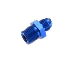 Redhorse Performance 816 Series AN to NPT Adapter Fittings 816-04-06-1 Fitting, Adapter, NPT, Straight, Aluminum, Blue Anodized, -4 AN, 3/8 in. NPT, Each thumbnail 1