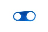 Redhorse Performance 730 Series AN Hose Separators 730-06-06-1 and Line Mounting Clamps, Separators, 2 Capacity, Aluminum, Blue Anodized, 0.560 in. O.D., for -6 Braided Hose, Each thumbnail 3