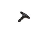 Redhorse Performance 834 Series Bulkhead Tee Adapter Fittings 834-06-2 Fitting, Adapter, Bulkhead, AN Tee, -6 AN, Aluminum, Black Anodized, Each thumbnail 2