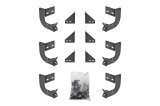 Dee Zee Hex Series Step Bar Mounting Brackets DZ66336 Truck Installation Kits, Brackets, Series, Steel, Textured Black, Ram, Kit thumbnail 2