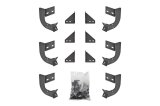 Dee Zee Hex Series Step Bar Mounting Brackets DZ66336 Truck Installation Kits, Brackets, Series, Steel, Textured Black, Ram, Kit thumbnail 3