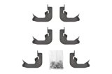 Dee Zee Hex Series Step Bar Mounting Brackets for 2007-2017 WRANGLER, 2018 WRANGLER JK - DZ66345 Truck Installation Kits, Brackets, Series, Steel, Textured Black, Jeep, Kit thumbnail 1