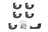 Dee Zee Hex Series Step Bar Mounting Brackets DZ66318 Truck Installation Kits, Brackets, Series, Steel, Textured Black, Chevy, GMC, Kit thumbnail 2