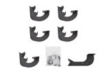 Dee Zee Hex Series Step Bar Mounting Brackets DZ66318 Truck Installation Kits, Brackets, Series, Steel, Textured Black, Chevy, GMC, Kit thumbnail 4