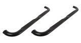 Dee Zee Oval Side Step Bars DZ 372529 Running Boards, Steel, Black Powdercoated, 4.00 in., Chevrolet, GMC, Pair thumbnail 3