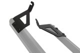 Dee Zee Auxiliary Light Mount Brackets DZ4462JL Brackets, A-pillar, Steel, Black Textured Powdercoated, Jeep, Pair thumbnail 1