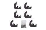 Dee Zee Hex Series Step Bar Mounting Brackets DZ66340 Truck Installation Kits, Running Boards, Steel, Textured Black, Chevrolet, GMC, 1500, Kit thumbnail 3