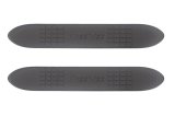 Dee Zee Step Pads DZ4INCHECKS Nerf Bar and Bar Components, Replacement, 4 in. Oval Pads, Direct Fit, Molded Plastic, Black, with DeeZee Logo, Pair thumbnail 1