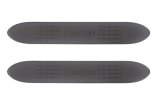Dee Zee Step Pads DZ4INCHECKS Nerf Bar and Bar Components, Replacement, 4 in. Oval Pads, Direct Fit, Molded Plastic, Black, with DeeZee Logo, Pair thumbnail 2