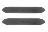 Dee Zee Step Pads DZ4INCHECKS Nerf Bar and Bar Components, Replacement, 4 in. Oval Pads, Direct Fit, Molded Plastic, Black, with DeeZee Logo, Pair thumbnail 3