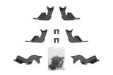 Dee Zee Hex Series Step Bar Mounting Brackets DZ66328 Truck Installation Kits, Running Boards, Steel, Textured Black, Ford, Ranger, Kit thumbnail 1