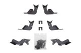 Dee Zee Hex Series Step Bar Mounting Brackets DZ66328 Truck Installation Kits, Running Boards, Steel, Textured Black, Ford, Ranger, Kit thumbnail 2