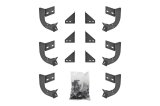 Dee Zee Hex Series Step Bar Mounting Brackets DZ66337 Truck Installation Kits, Running Boards, Steel, Textured Black, Ram, 1500, Kit thumbnail 7