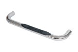 Dee Zee Stainless Steel Round Side Step Bars DZ373533 Bars, Nerf Bars, Round, Steel, Polished, 3.00 in. Diameter, Chevrolet, GMC, Crew Cab, Pair thumbnail 2