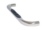 Dee Zee Stainless Steel Round Side Step Bars DZ373533 Bars, Nerf Bars, Round, Steel, Polished, 3.00 in. Diameter, Chevrolet, GMC, Crew Cab, Pair thumbnail 3