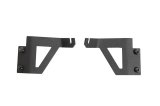 Dee Zee Auxiliary Light Mount Brackets DZ4462JK Brackets, A-pillar, Steel, Black Textured Powdercoated, Jeep, Pair thumbnail 2