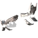 Artec Industries JL/JT APEX Front Axle Armor Kits JL4510 Housing Brace, APEX, Armor, Steel, Natural, Jeep, Kit thumbnail 1