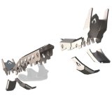 Artec Industries JL/JT APEX Front Axle Armor Kits JL4510 Housing Brace, APEX, Armor, Steel, Natural, Jeep, Kit thumbnail 4