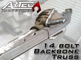 Artec Industries 14-Bolt Backbone Trusses TR1407 Axle Housing Brace, Truss, Steel, Natural, GM 10.5 in. (14-bolt), Kit thumbnail 1
