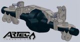 Artec Industries 8.8 in. Modular Axle Trusses TR8801 Housing Brace, Backbone Truss, Rear, Steel, Natural, Ford Swap, Jeep, TJ, Kit thumbnail 1