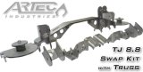 Artec Industries 8.8 in. Modular Axle Trusses TR8801 Housing Brace, Backbone Truss, Rear, Steel, Natural, Ford Swap, Jeep, TJ, Kit thumbnail 2