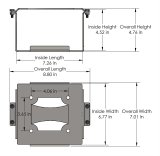 Artec Industries Battery Boxes OY9251 Mount, Steel, Natural, Odyssey PC925, Kit thumbnail 1