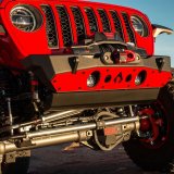 Artec Industries Nighthawk Series Bumpers for 2020-2022 GLADIATOR, 2007-2021 WRANGLER, 2018 WRANGLER JK - JJ8000 Bumper, Nighthawk, Fabricated, w/o Stinger Bar, Front, Steel, Natural, with Aluminum Skid Plate, Jeep, Wrangler, JK, JL, Gladiator, Each thumbnail 5
