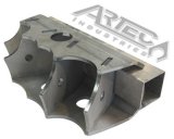 Artec Industries Large 4-Link Crossmember Brackets BR1005 Bracket, 4-Link, Steel, Natural, Each thumbnail 2