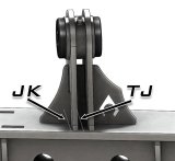 Artec Industries Chassis Tabs, Brackets and Components BR1122 Weld on UCA for Low Pro Front Truss: DAYSTAR BUSHINGS; 7/16 in hole thumbnail 1