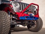 Artec Industries Bumpers JJ8030 Bare Steel Nighthawk Mid-tube Stinger Front Bumper with Aluminum Skid for JK, JL, and JT - Bare Steel thumbnail 3