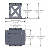 Artec Industries Battery Boxes OP3501 Mount, Steel, Natural, Group 25/35 Optima, Kit thumbnail 1