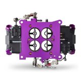 Proform Black Race Series 1,050 CFM 4-Barrel Carburetor 67305 Carburetor, Series, cfm, 4-Barrel, Square Bore Flange, Dual Inlet, Black/Purple, Each thumbnail 3