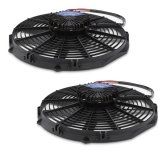 12 Inch 4,200 CFM Proform Brushless Electric Fan 67038 Fans, Fans, Dual, Puller, cfm Combined Maximum, Plastic, Black, 30.00 amps, 12.00 in. Diameter, Pair thumbnail 2