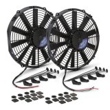 12 Inch 4,200 CFM Proform Brushless Electric Fan 67038 Fans, Fans, Dual, Puller, cfm Combined Maximum, Plastic, Black, 30.00 amps, 12.00 in. Diameter, Pair thumbnail 7