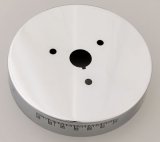 Proform Harmonic Balancer Covers 66518CC Cover, Aluminum, Chrome, 8 in. Diameter, Degree Markings, Chevy, Small Block, Each thumbnail 1