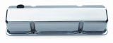 Proform Slant Edge Diecast Aluminum Valve Covers 141-926 Covers, Aluminum, Polished, Tall, Chevy, Small Block, Pair thumbnail 1