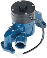 Proform Electric Water Pumps 66225B Pump, Electric, 35 gpm, Die-Cast Aluminum, Blue Powdercoated, Chevy, Small Block, Each thumbnail 2