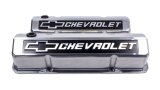 Proform GM Licensed Slant Edge Valve Covers 141-920 Covers, Cast Aluminum, Polished, Tall, Chevrolet, Bowtie Emblem, Chevy, Small Block, Pair thumbnail 3