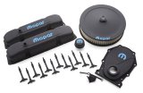 Proform Mopar Licensed Big Block Engine Dress-Up Kits 440-812 Kit, Valve Covers, Valve Cover Wing Nuts, Air Cleaner, Breather, Black Crinkle Powdercoated, MOPAR Logo, Mopar, B/RB, Kit thumbnail 2