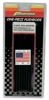 Proform Pushrods 66892C Pushrods, Chromoly, 5/16 in. Diameter, Stock Length +.100 in., Chevy, Small Block, Set of 16 thumbnail 2