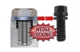 Proform Self-Locking Wedge Header Bolts 66756 Bolts, Locking, Hex Head, Steel, Black Oxide, 3/8-16 in. Thread, 1.000 in. UHL, Set of 16 thumbnail 3