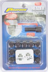 Proform Self-Locking Wedge Header Bolts 66756 Bolts, Locking, Hex Head, Steel, Black Oxide, 3/8-16 in. Thread, 1.000 in. UHL, Set of 16 thumbnail 4