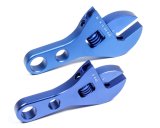 Proform Stubby AN Adjustable Wrenches 67722 Wrenches, Compact, Adjustable, Aluminum, Anodized, One -3 to -8 AN, One -10 to -20 AN, Pair thumbnail 2