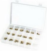 Proform Air Bleed Kits 67246 Kit, Brass, 65-75 Range, Four Per Size, Plastic Case, Holley/Quick Fuel, 10-32 Thread, Kit thumbnail 1