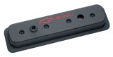 Proform GM Licensed Diecast Aluminum Chevrolet Valve Covers 141-131 Covers, Tall, Cast Aluminum, Black Wrinkle, Logo, Centerbolt, Chevy, Small Block, Pair thumbnail 4