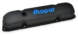 Proform Stamped Steel Mopar Valve Covers 440-811 Covers, Steel, Black Crinkle, Logo, Mopar, Big Block B/RB, Pair thumbnail 2